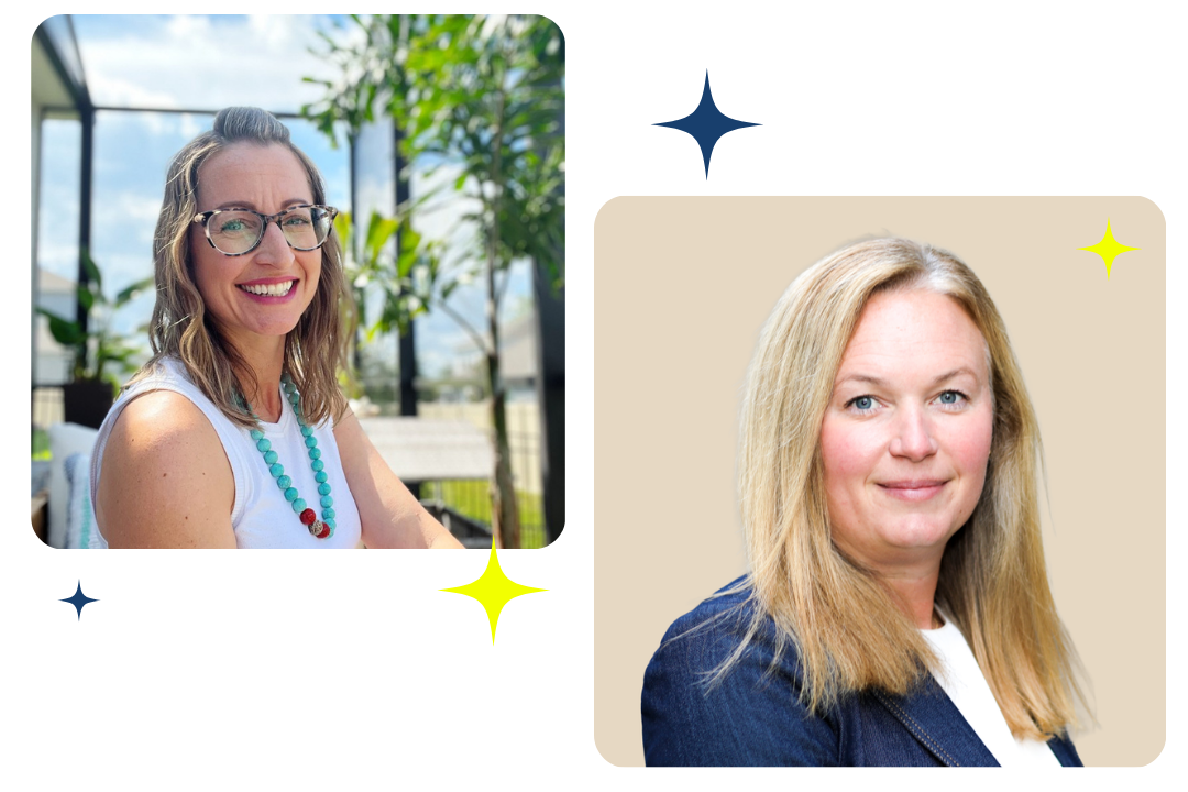 Dr. Kelly Monahan and Kim Fazio, facilitators from Beyond the Desk